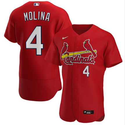 Men's St.Louis Cardinals ACTIVE PLAYER Custom Red Flex Base Stitched Jersey Men's St.Louis Cardinals ACTIVE PLAYER Custom Red Flex Base Stitched Jersey